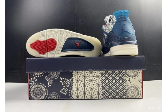 SE Air 4 Jordan Sashiko CW0898-400 CW0898-400 Retro 0417